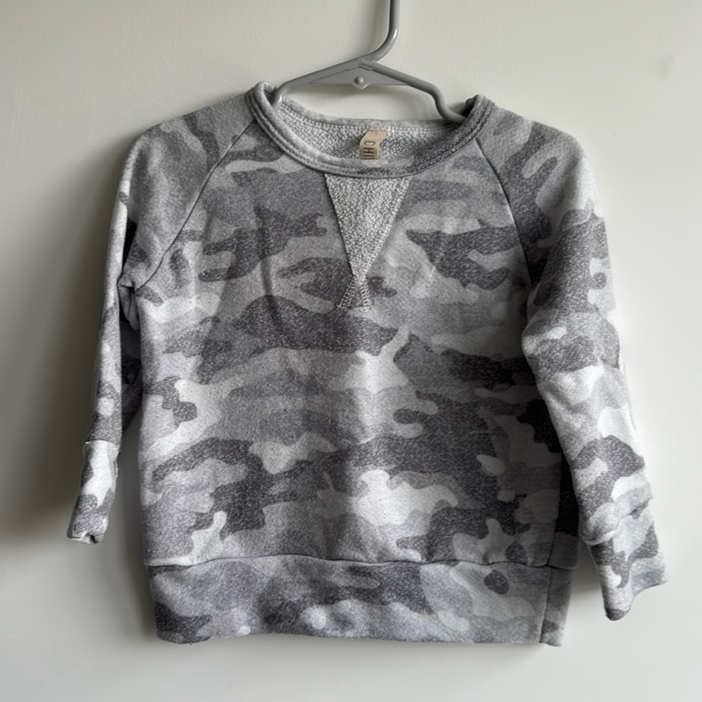 Arctic Camo Childhoods Pullover 2T
